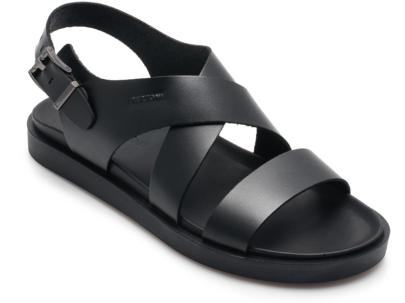 

Мужские кожаные сандалии Bertoni 03109 42 Черный