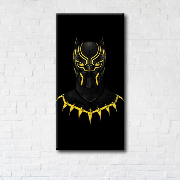 

Картина на холсте IBR Black Panther 90x180 см