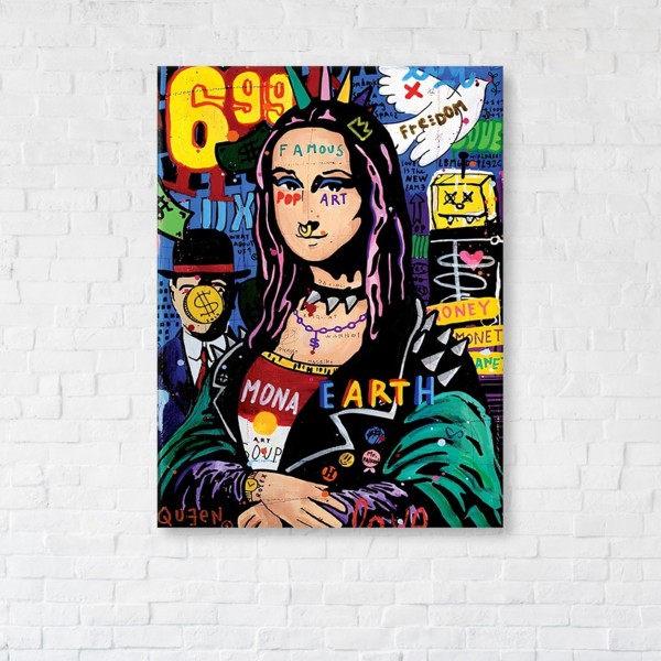 

Картина на холсте IBR Space Mona Lisa 90x120 см