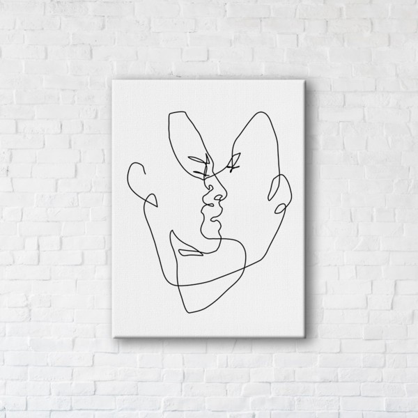

Картина на холсте IBR Kiss of Amour 45x60 см