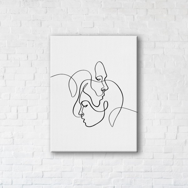 

Картина на холсте IBR Love Handwriting 75x100 см