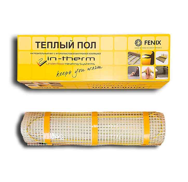 

Нагревательный мат InTherm 200 6.4 м.кв - 1300Вт