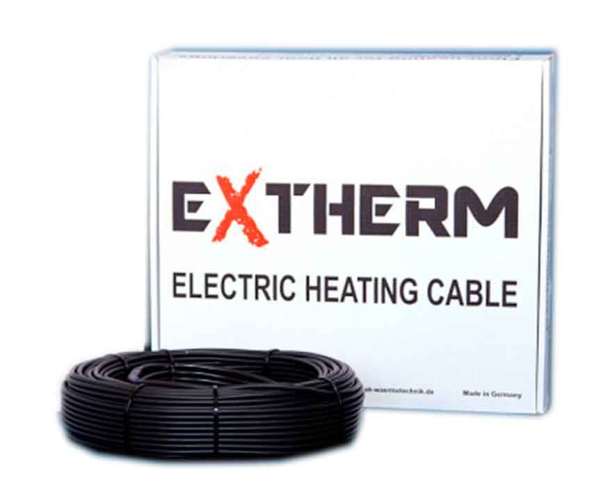 

Нагревательный кабель Extherm ETC ECO 20 3.1 м.кв - 500 Вт - 25м