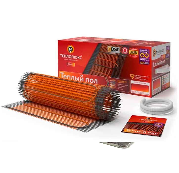 

Нагревательный мат Teploluxe ProfiMat 180 7 м.кв - 1260Вт