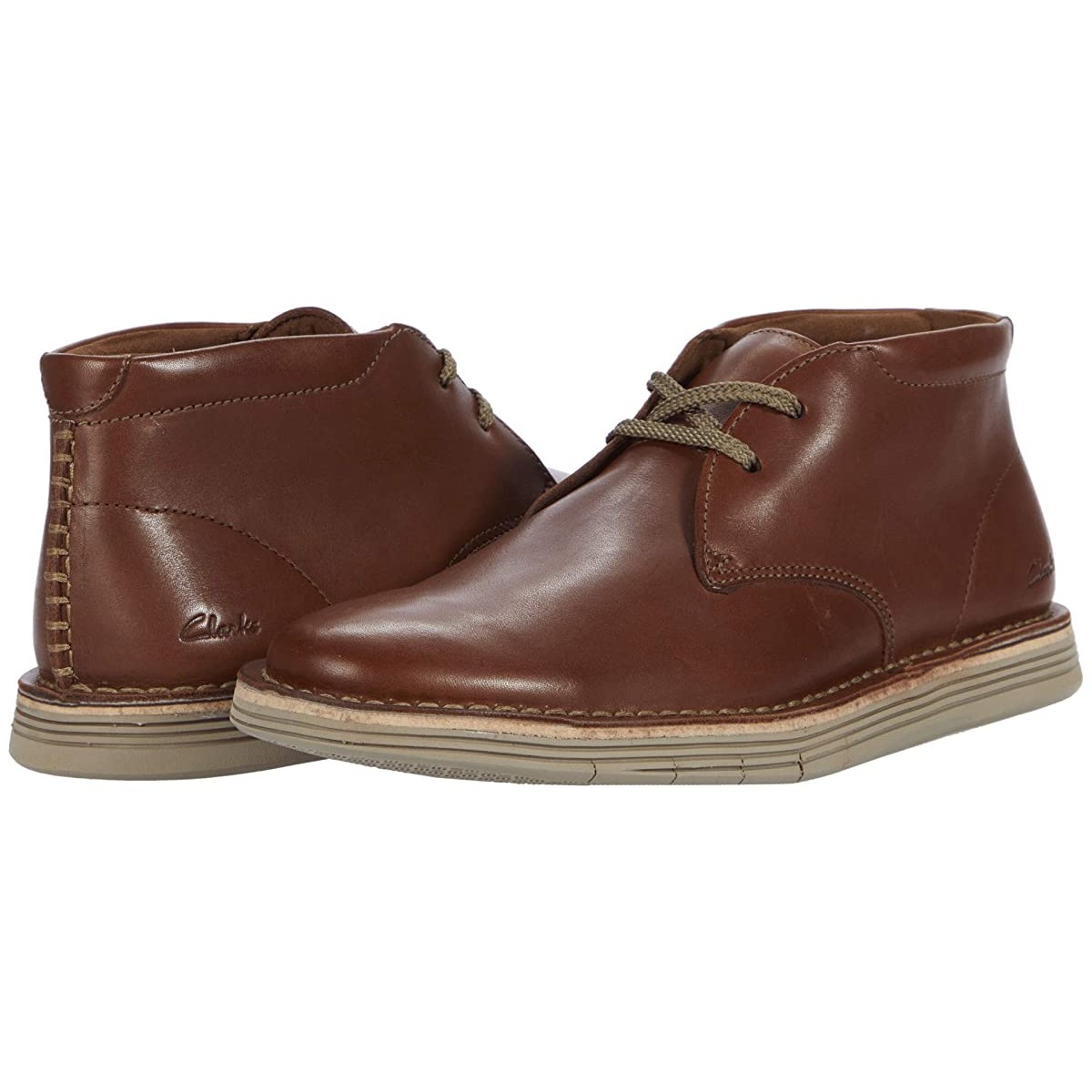 

Ботинки Clarks Forge Stride Dark Tan Leather, 44.5 (290 мм)