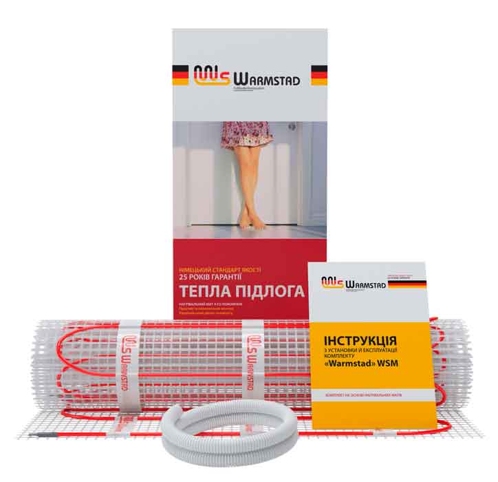 

Нагревательный мат Warmstad WSM-150 2.7 м.кв - 400Вт