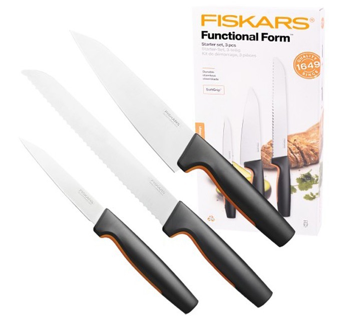 

Набор кухонных ножей Fiskars Functional Form 3 ножа