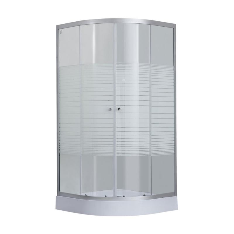 

Душевая кабина Lidz WIEŻA SC80x80.SAT.LOW.L, низкий, стекло Linie 4мм