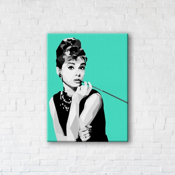 

Картина на холсте IBR Audrey Hepburn 90x120 см