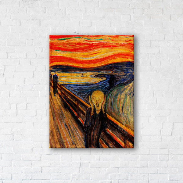 

Картина на холсте IBR The Scream (Edvard Munch) 110x145 см