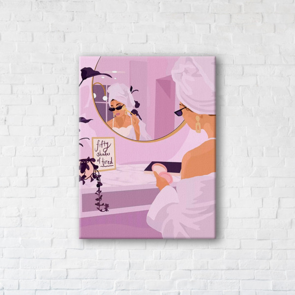 

Картина на холсте IBR Fashion morning 110x145 см