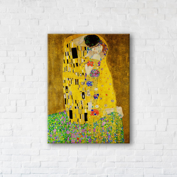 

Картина на холсте IBR The Kiss (Gustav Klimt) 45x60 см