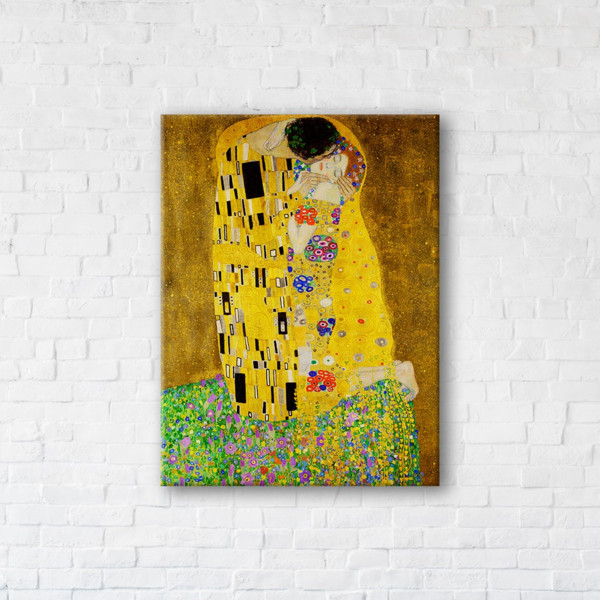 

Картина на холсте IBR The Kiss (Gustav Klimt) 75x100 см