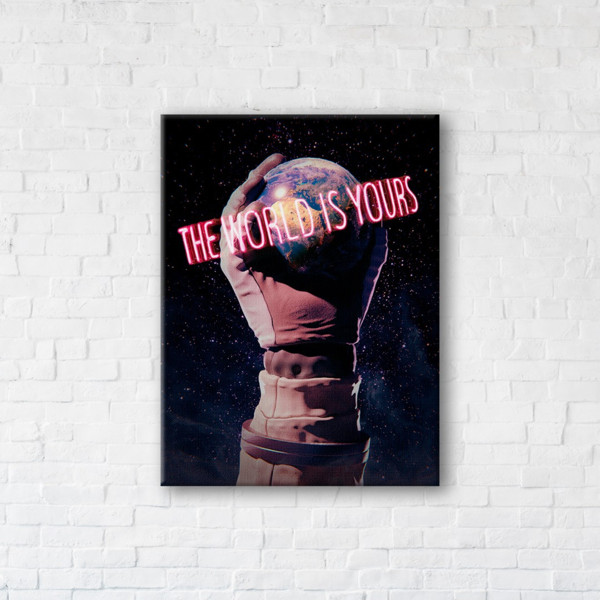 

Картина на холсте IBR The world is yours 45x60 см