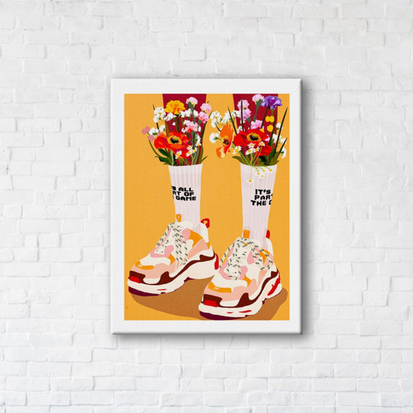 

Картина на холсте IBR Sneakers 75x100 см