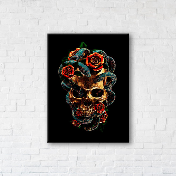 

Картина на холсте IBR Gothic rose 50x65 см