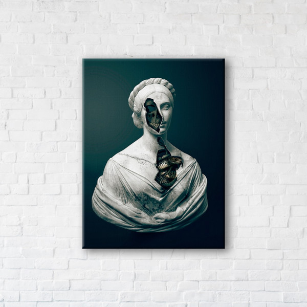 

Картина на холсте IBR Greek art woman 90x120 см