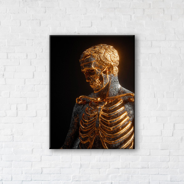 

Картина на холсте IBR Skeleton 75x100 см