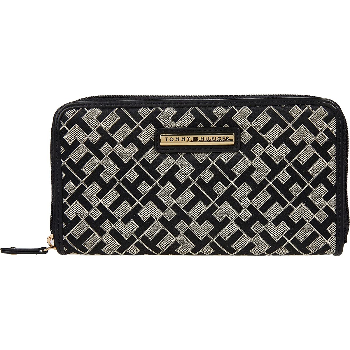 

Кошелек Tommy Hilfiger Dome Bar-Zip Around Wallet Black/Alpaca, Универсальный