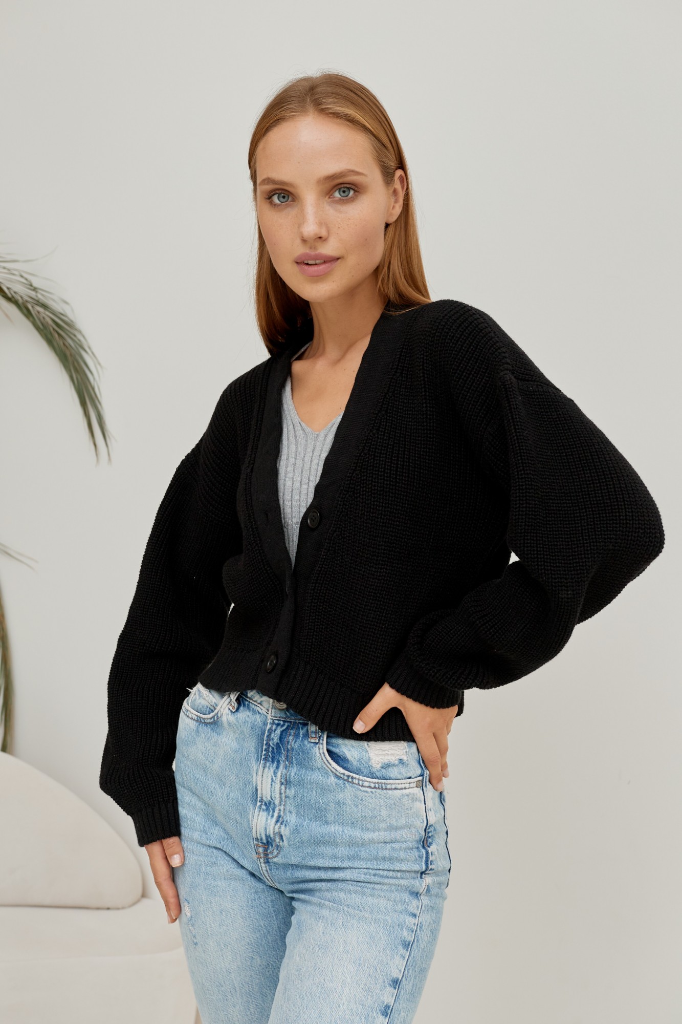 

Кардиган Verevka SIMPLE  черный, Кардиган Verevka SIMPLE One size черный