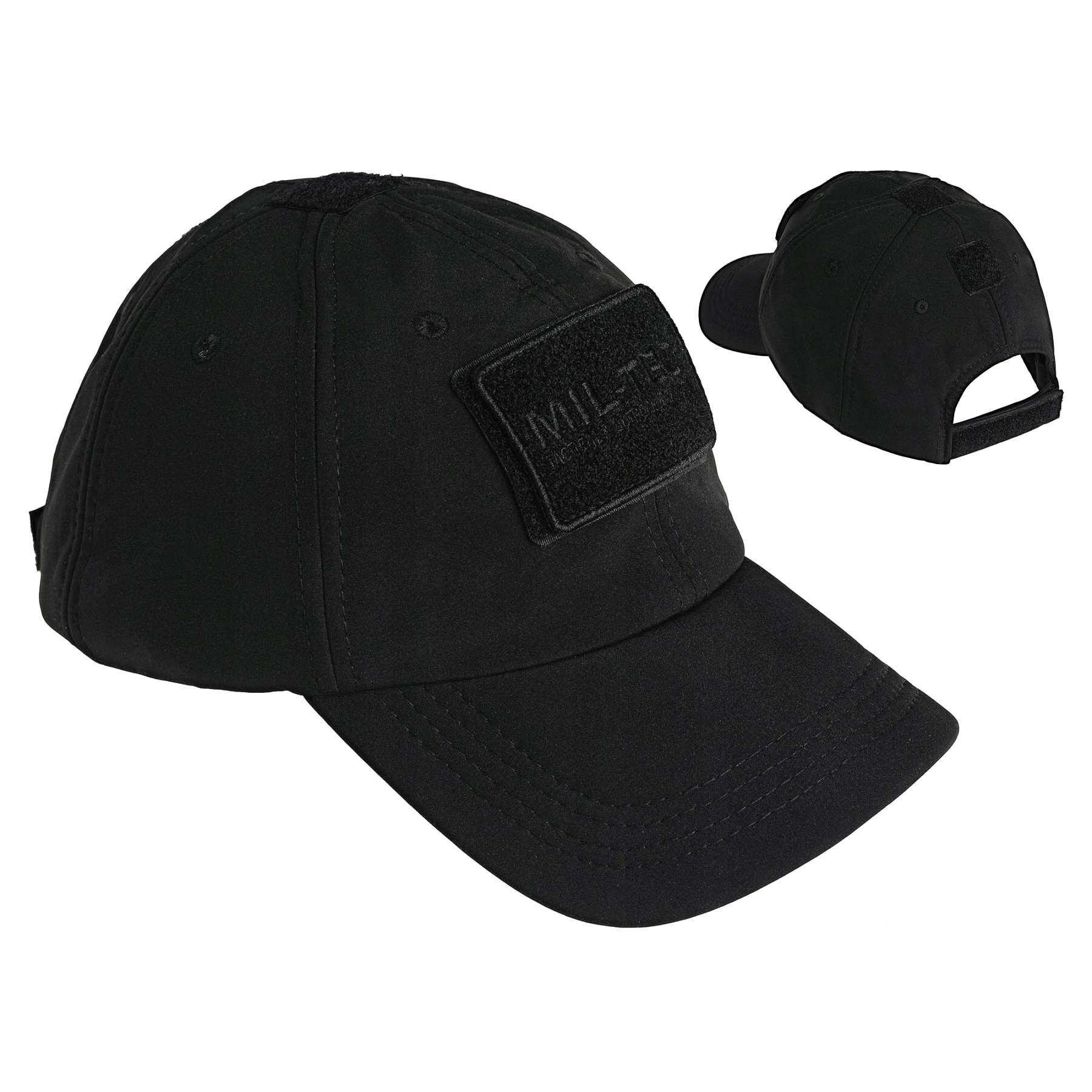 

Бейсболка тактическая BASEBALL CAP SOFTSHELL Черная