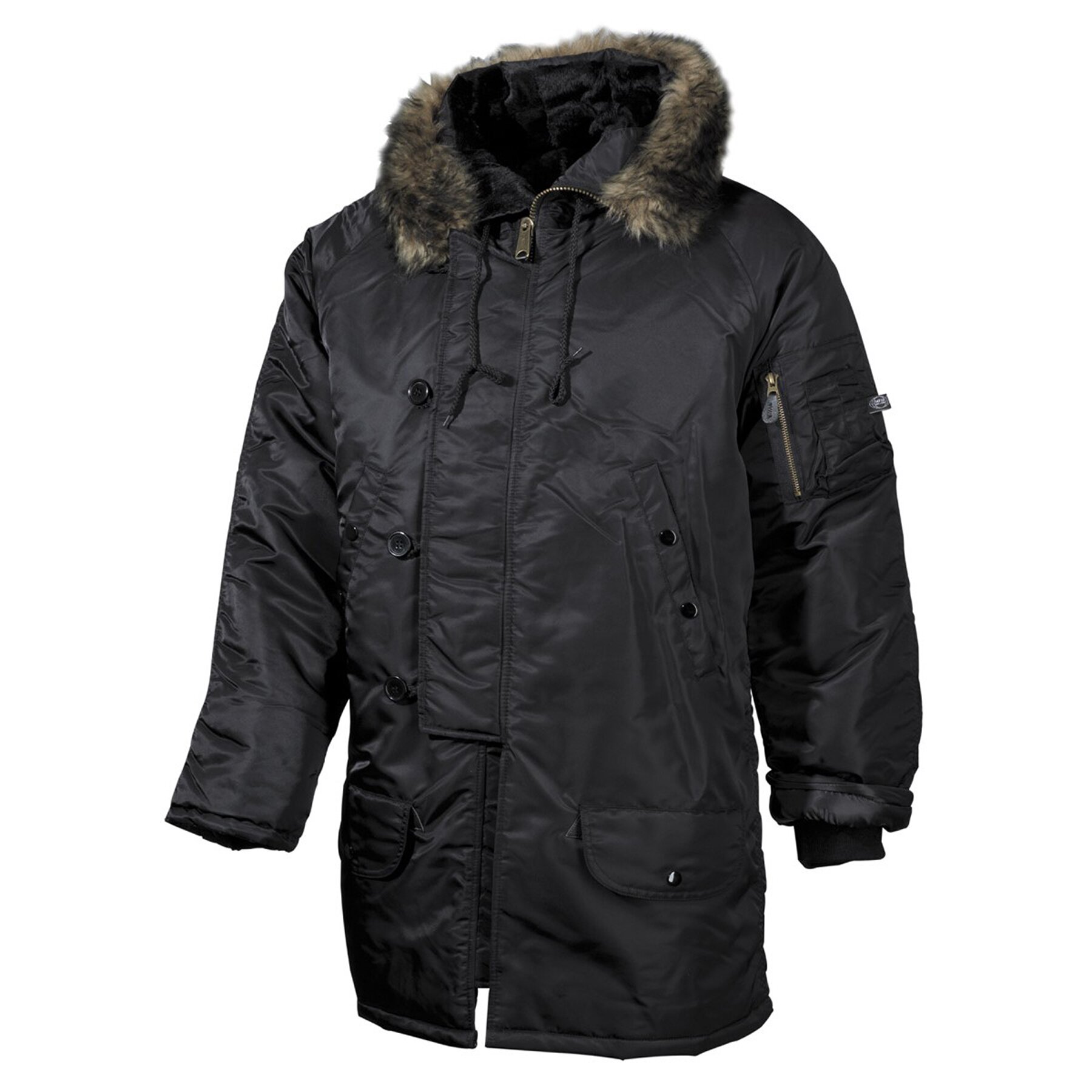 

Куртка парка с мехом MFH US Polar Jacket N3B Черная M