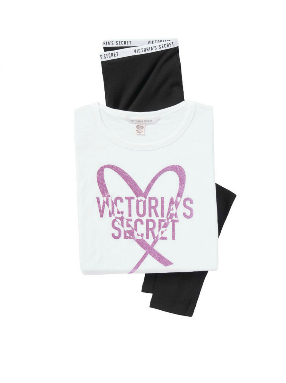 

Пижама Victoria's Secret с текстовым принтом ХS Белая (3149)