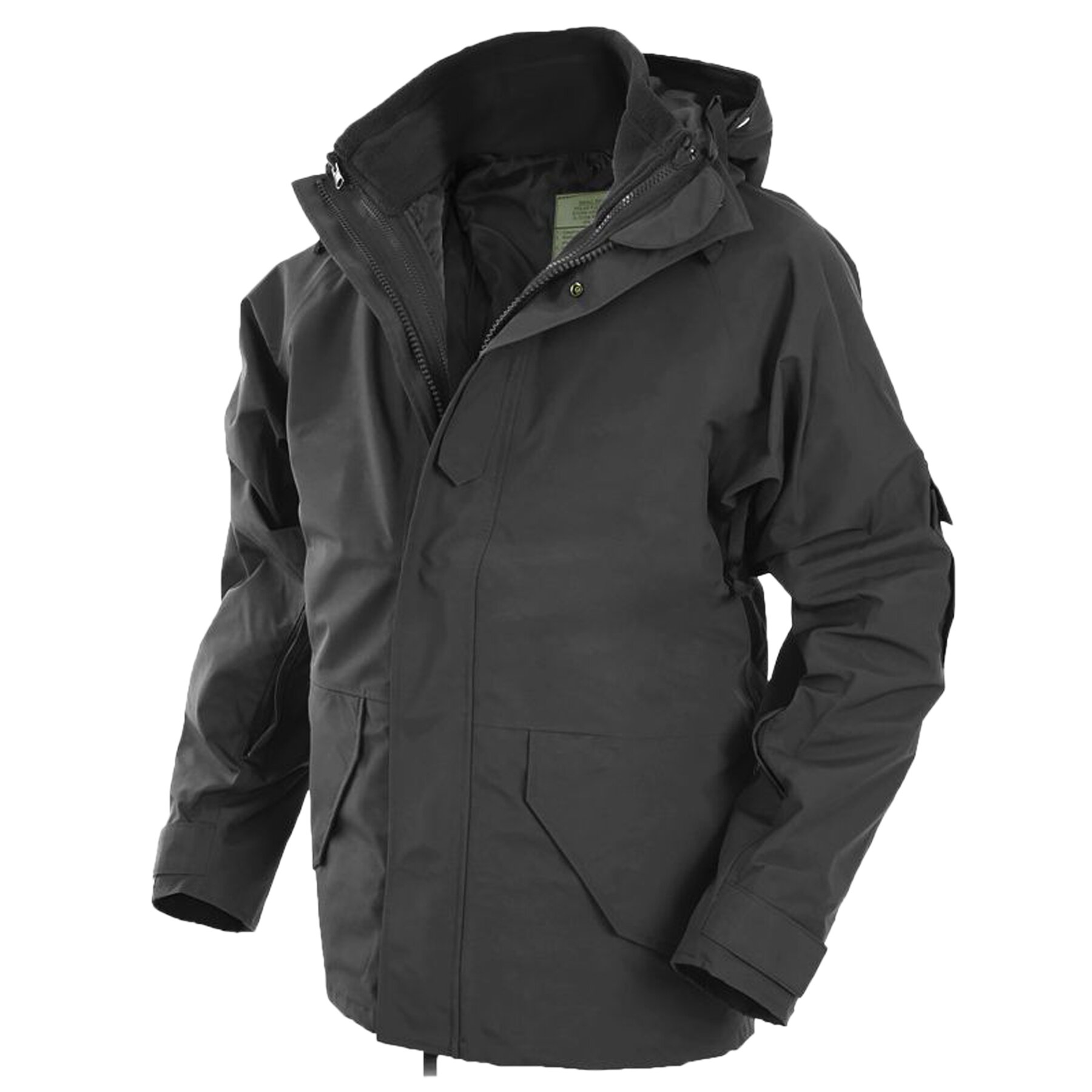 

Куртка мембранная с флисовой подкладкой MIL-TEC Wet Weather Jacket BLACK Черная M