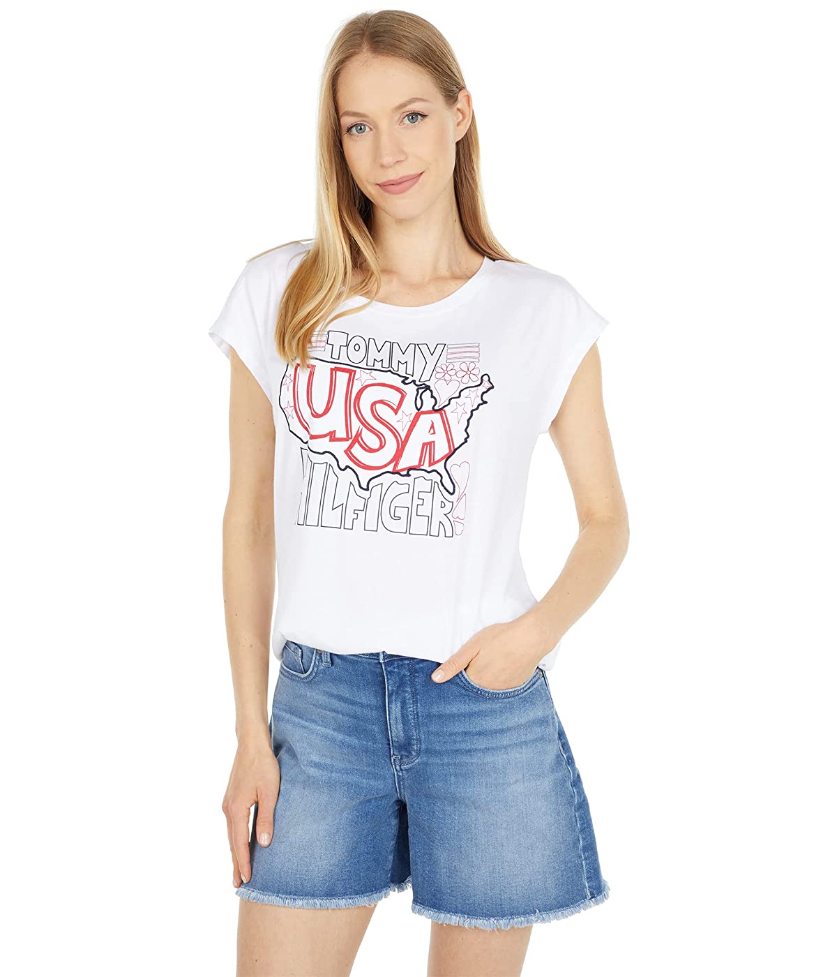 

Футболка Tommy Hilfiger USA Logo Tee Bright White,  (50, Футболка Tommy Hilfiger USA Logo Tee Bright White, XL (50)
