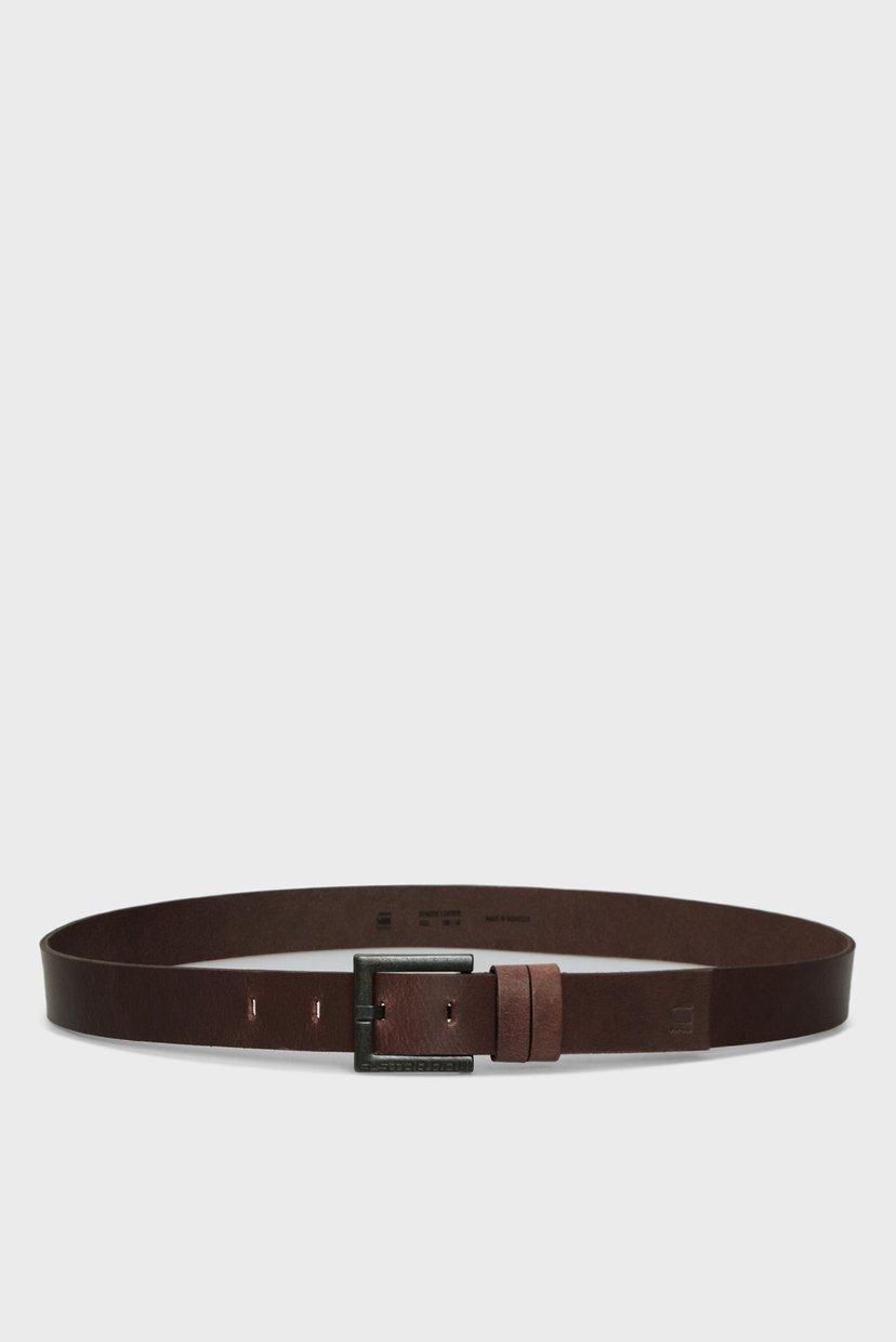 

Мужской темно-коричневый кожаный ремень Duko Belt G-Star RAW 110 D04164,3127