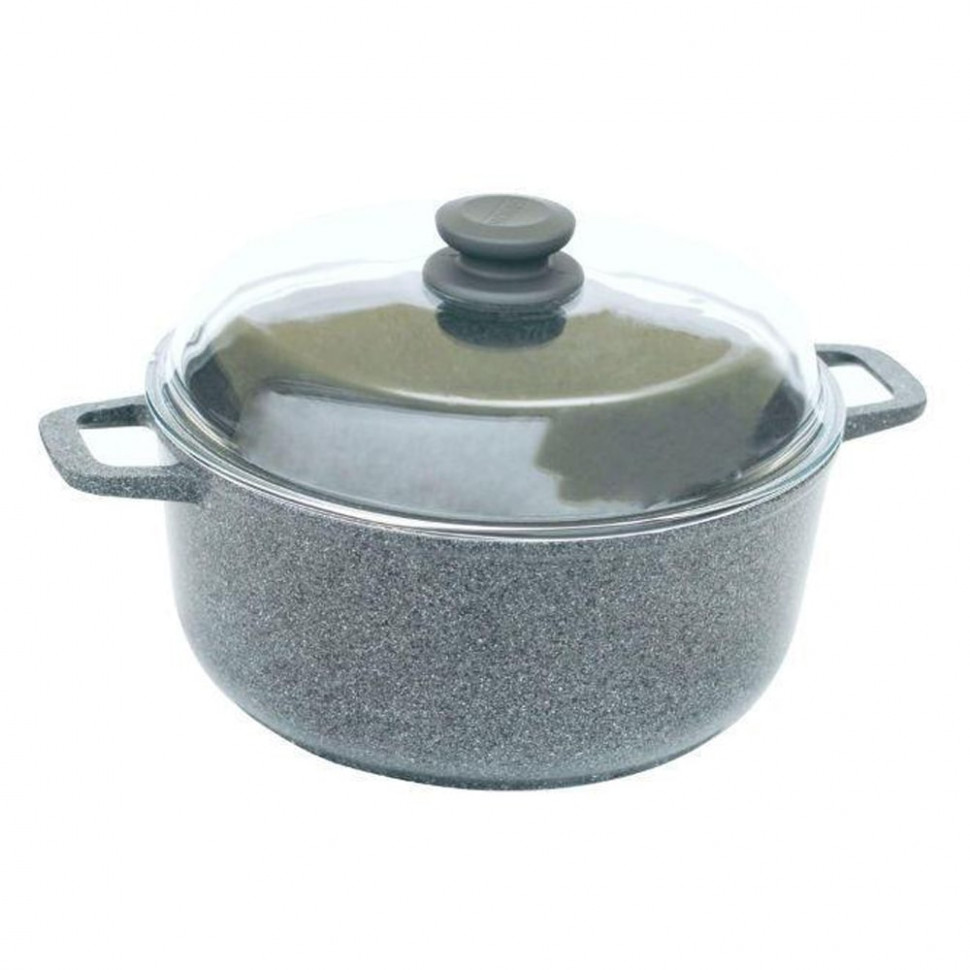 

Кастрюля со стеклянной крышкой Биол Granite Gray (2 л)