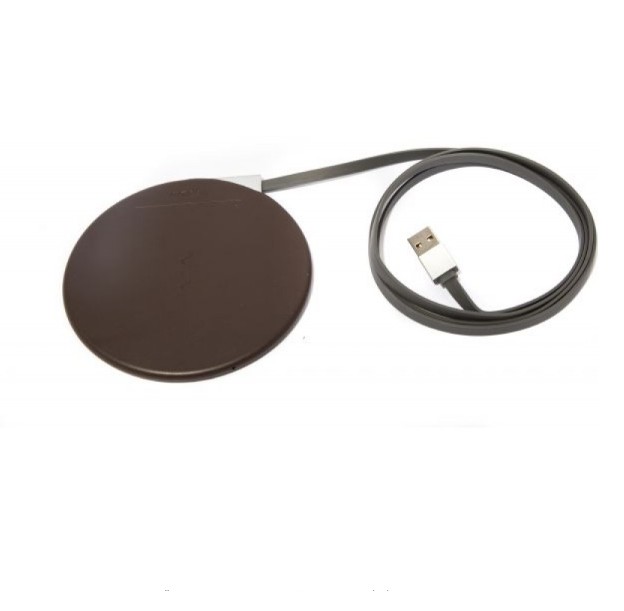 

Беспроводное зарядное устройство JOYROOM JR-W100 NEW Qi 5W Leather wireless charger (1A) Brown