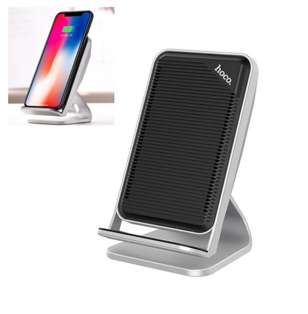 

Беспроводное зарядное устройство Hoco CW11 NEW Wisewind Plus WPC Qi wireless (2A) Silver