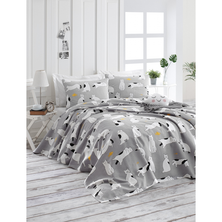 

Покрывало пике Lotus Home Perfect - Meow 160*235 (svt-2000022271400)