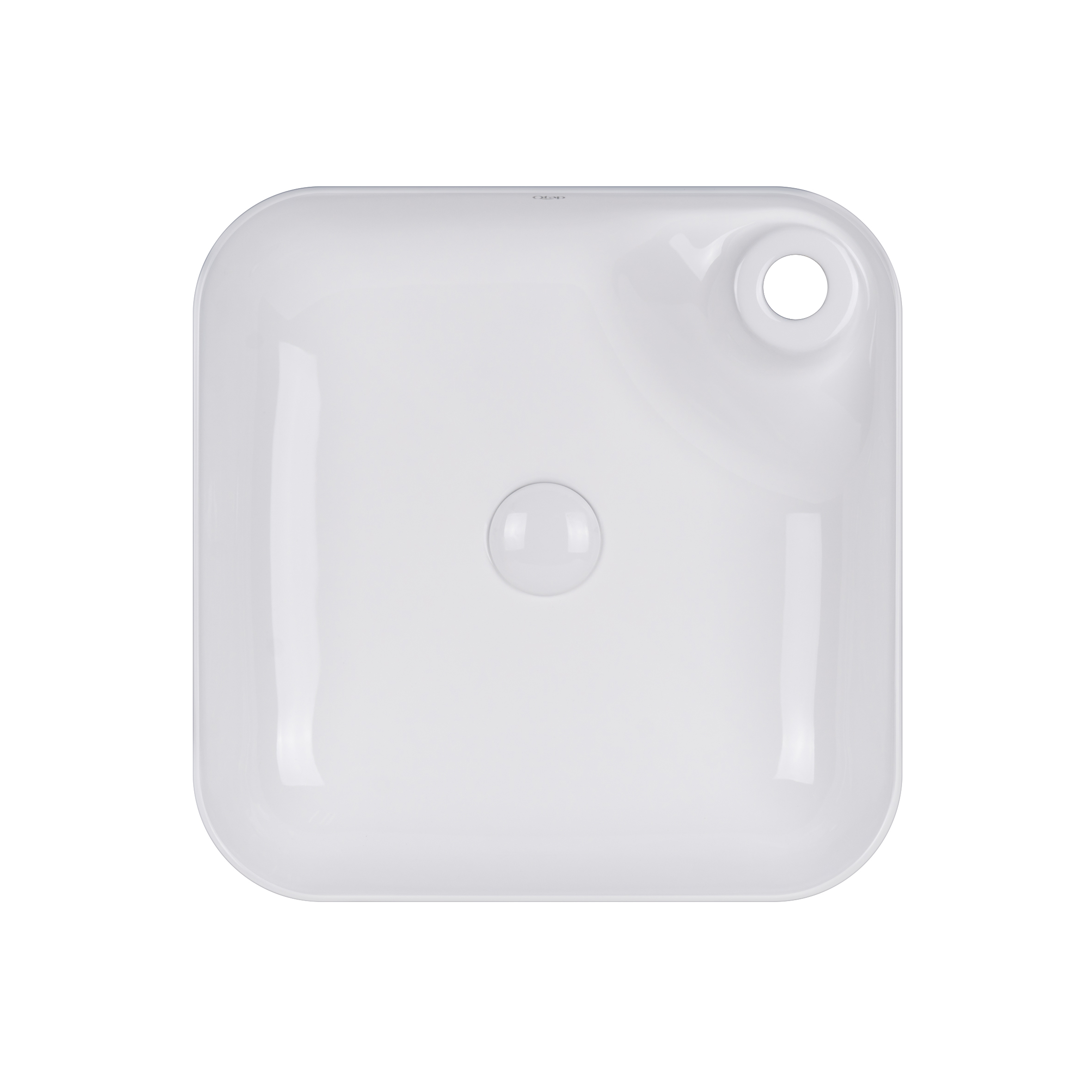 

Раковина-чаша Qtap Stork 430x430x120 White с донным клапаном QT15112194W