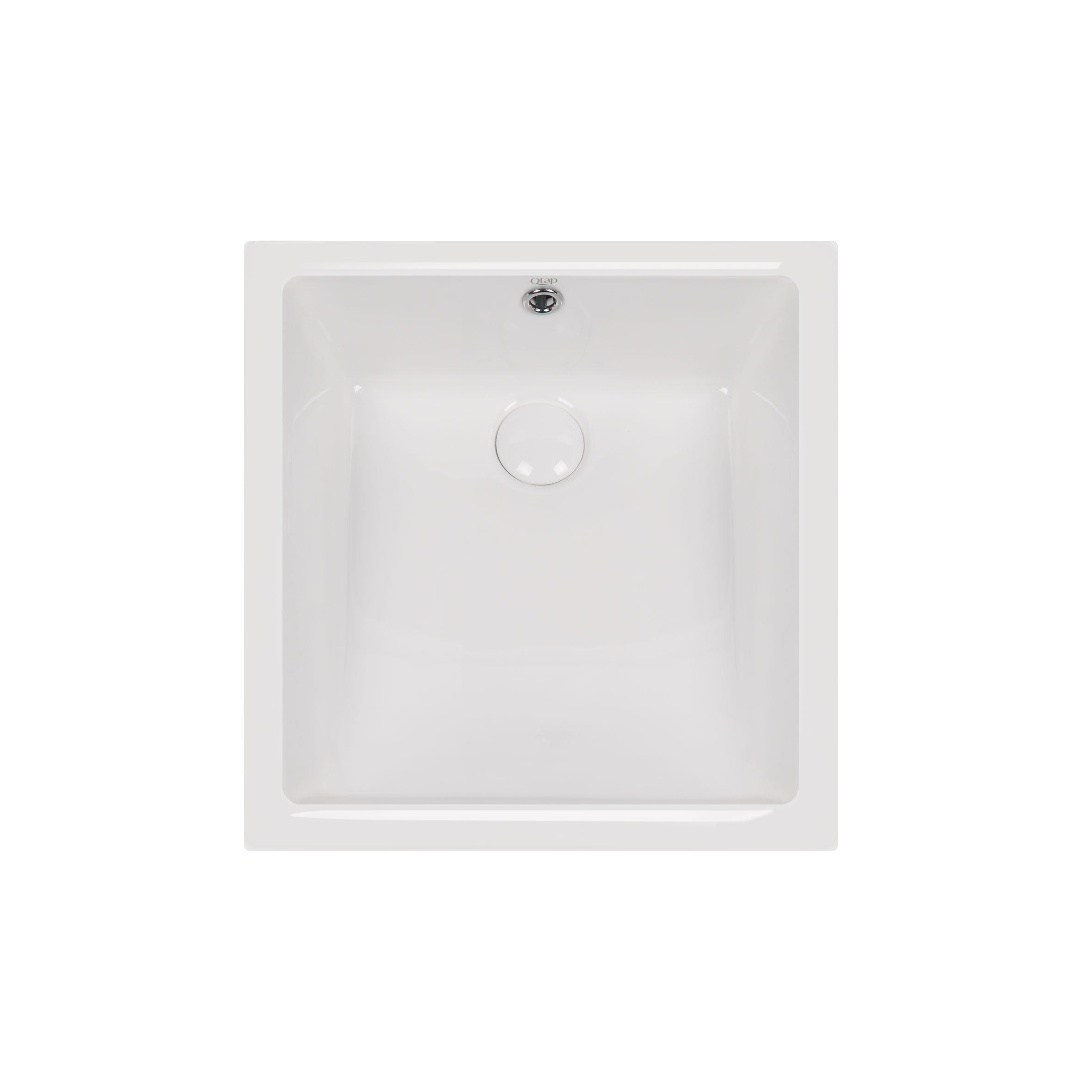 

Раковина Qtap Stork 440x340x190 White с донным клапаном QT15116086W