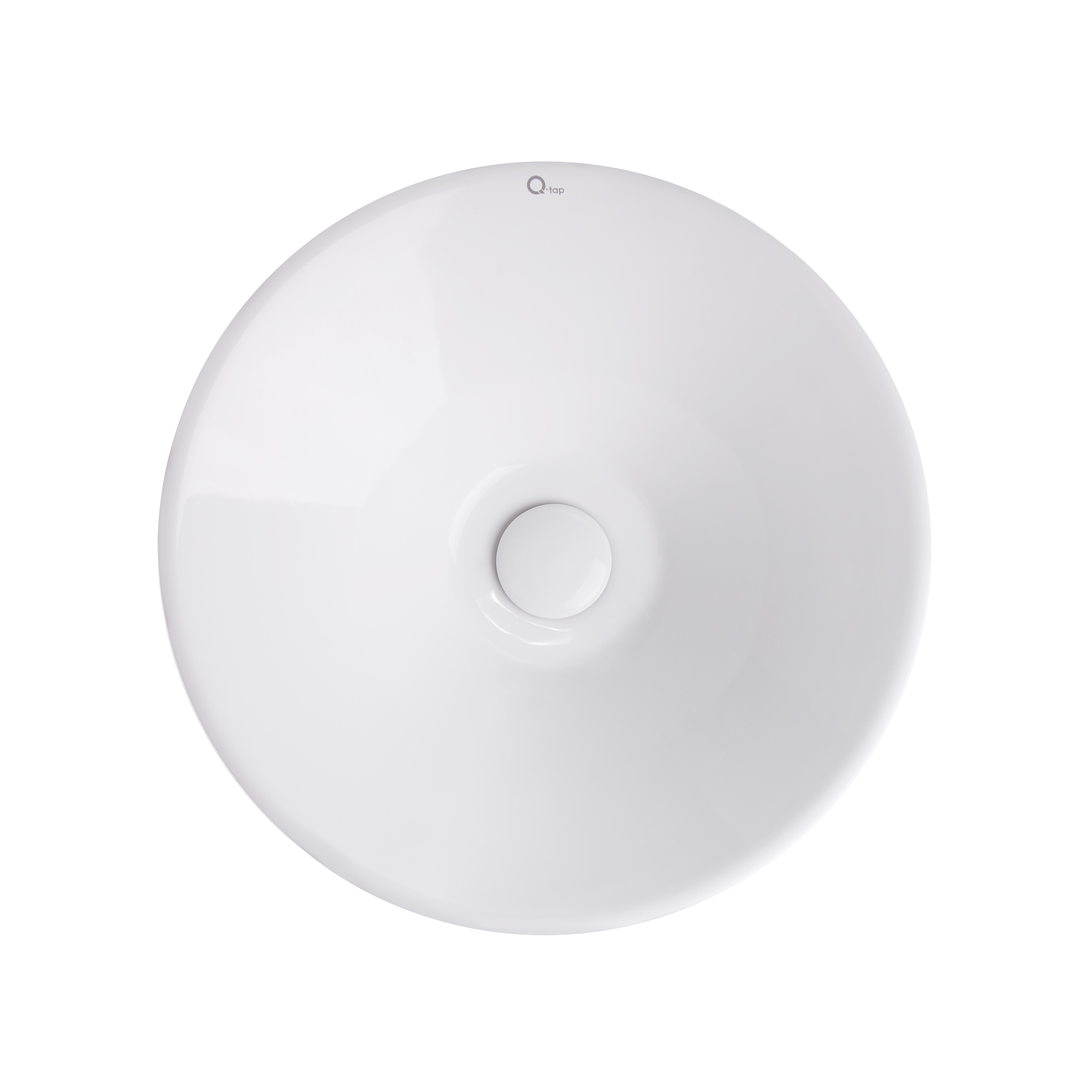 

Раковина-чаша Qtap Amazon 425х425х155 White с донным клапаном QT0211K70W