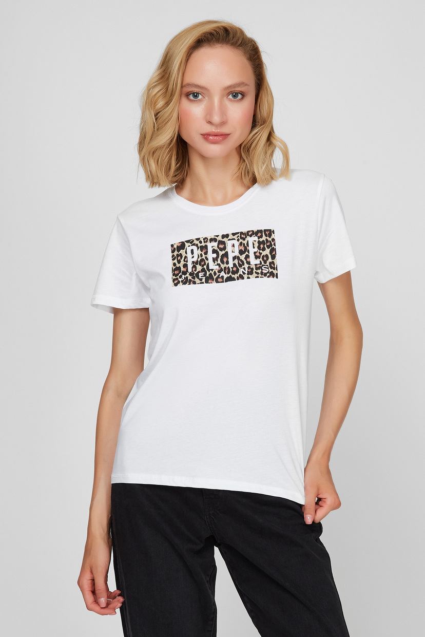 

Женская белая футболка CRISTINAS Pepe Jeans  PL504996, Женская белая футболка CRISTINAS Pepe Jeans S PL504996