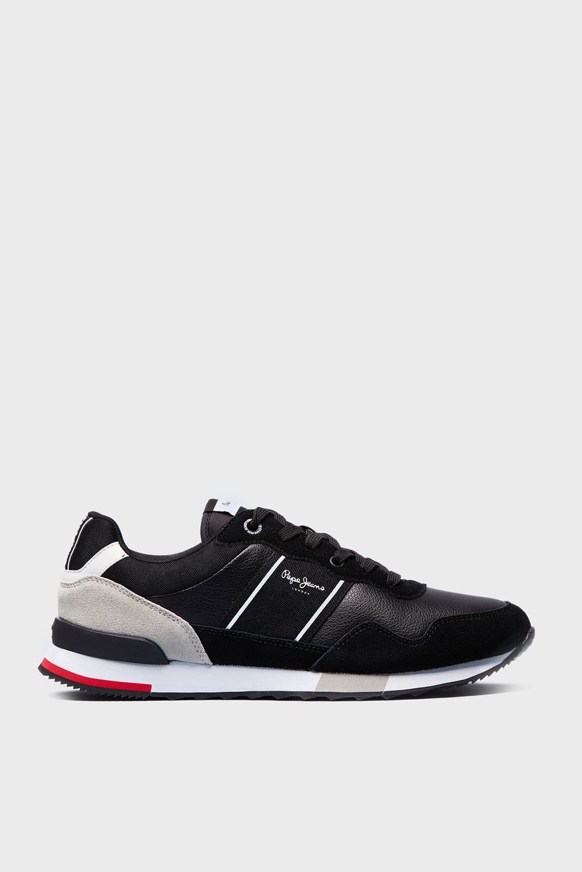 

Мужские черные кожаные кроссовки CROSS 4 COURT Pepe Jeans 41 PMS30757