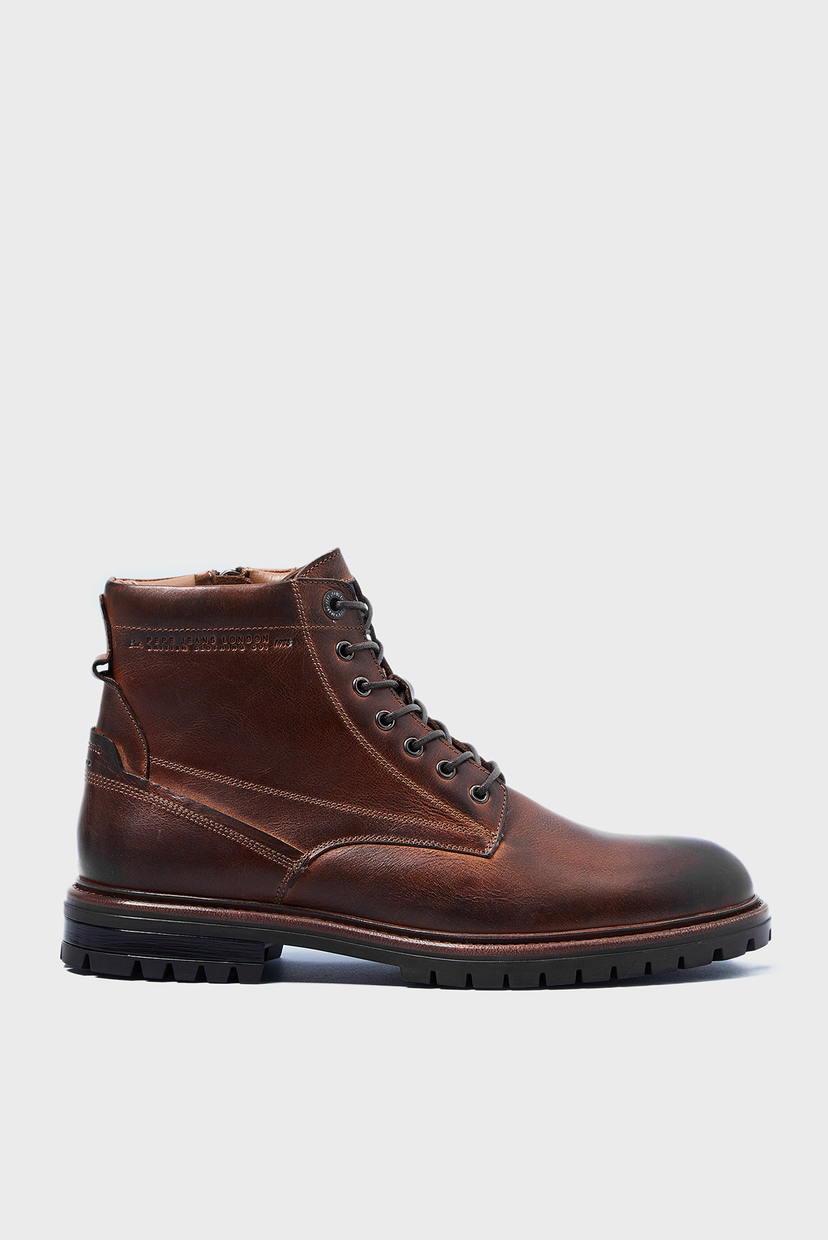 

Мужские коричневые кожаные ботинки NED BOOT LTH WARM Pepe Jeans 43 PMS50215