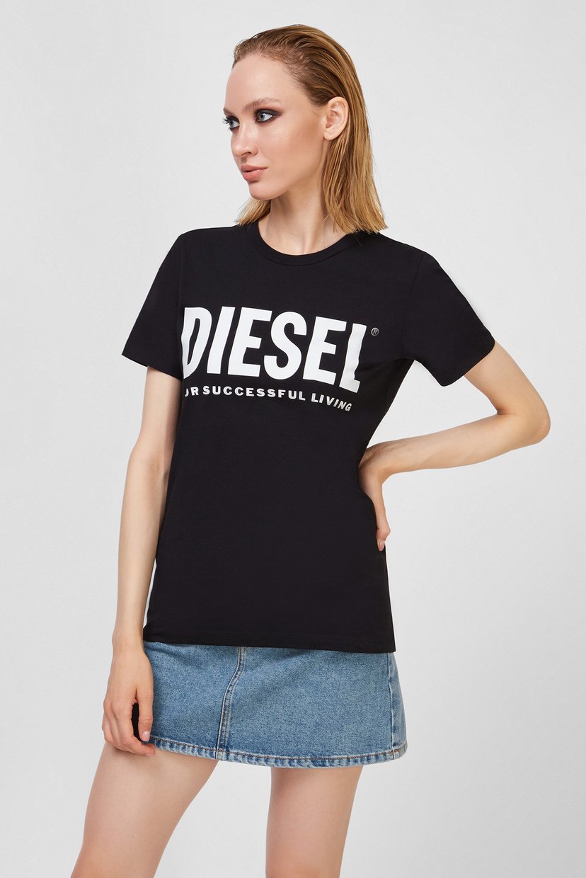 

Женская черная футболка T-SILY-ECOLOGO T-SHIRT Diesel  A04685 0AAXJ, Женская черная футболка T-SILY-ECOLOGO T-SHIRT Diesel S A04685 0AAXJ