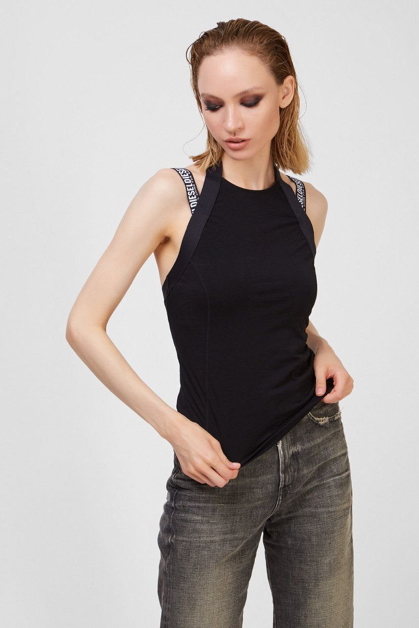 

Женская черная майка T-ELAN TANK TOP Diesel  A04549 0NAVQ, Женская черная майка T-ELAN TANK TOP Diesel XS A04549 0NAVQ