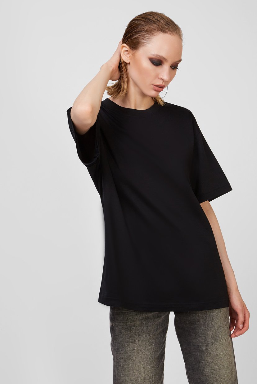 

Женская черная футболка T-SHARP T-SHIRT Diesel  A04568 0QBBC, Женская черная футболка T-SHARP T-SHIRT Diesel M A04568 0QBBC