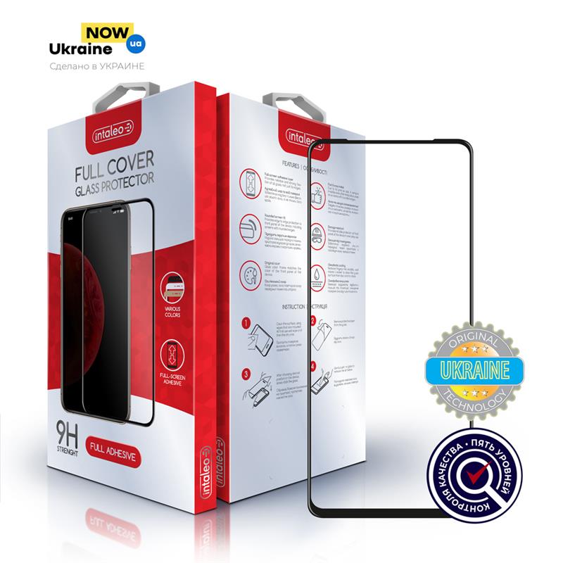 

Защитное стекло Intaleo для Huawei P Smart 2021 Full Glue Black