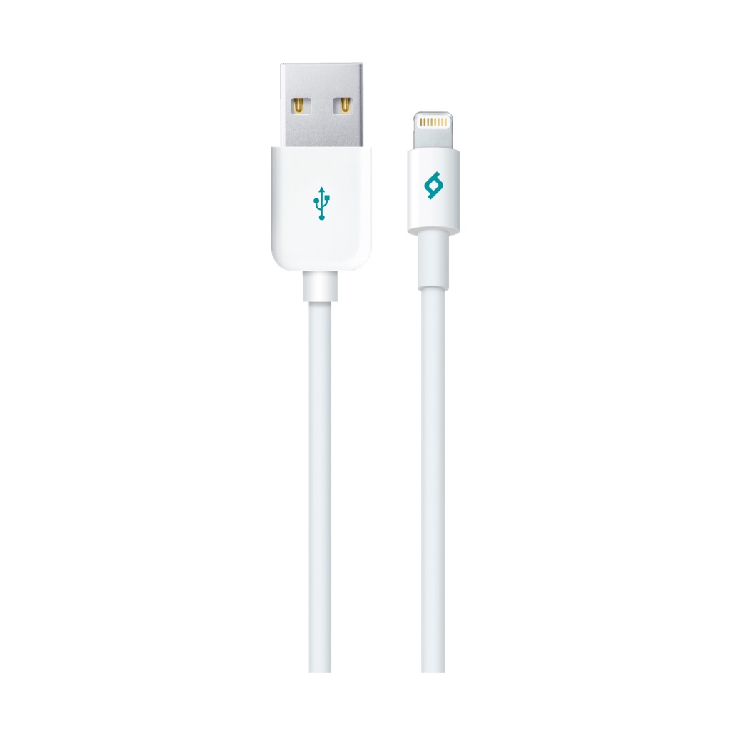 

Кабель Ttec USB - Lightning, 1.2м, White, MFi