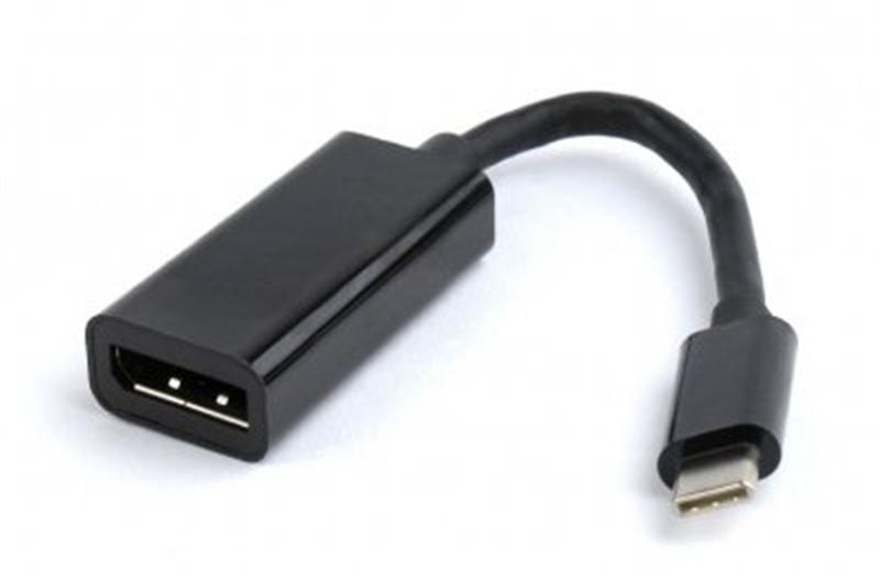 

Адаптер Cablexpert (A-CM-DPF-01) USB3.1 Type C - DisplayPort, 0.15 м, черный