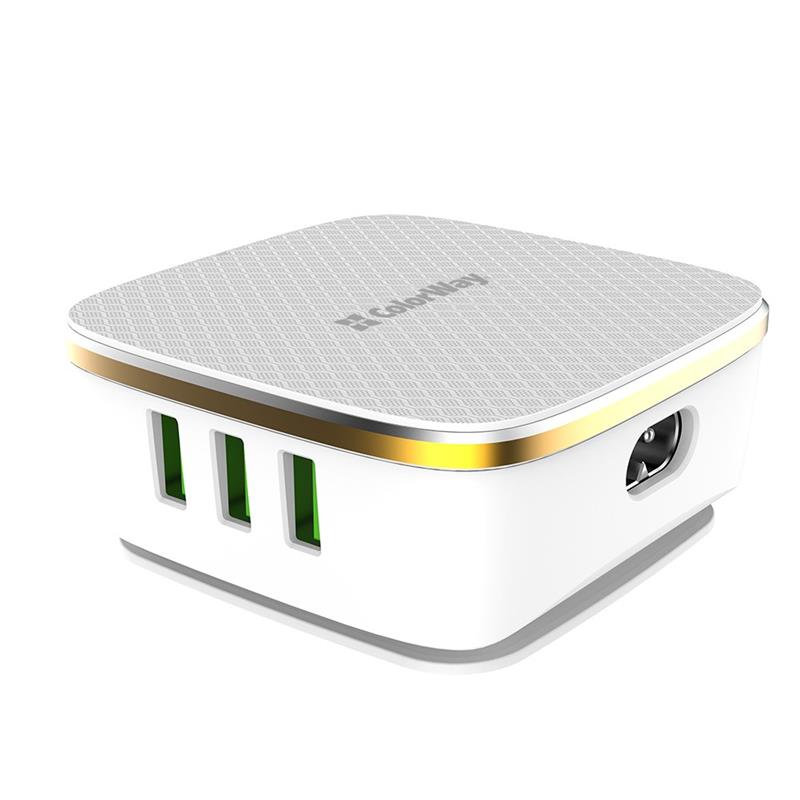 

Сетевое зарядное устройство ColorWay 1QC3.0+5AutoID (6USB, 7A) White (CW-CHS019Q-WT)
