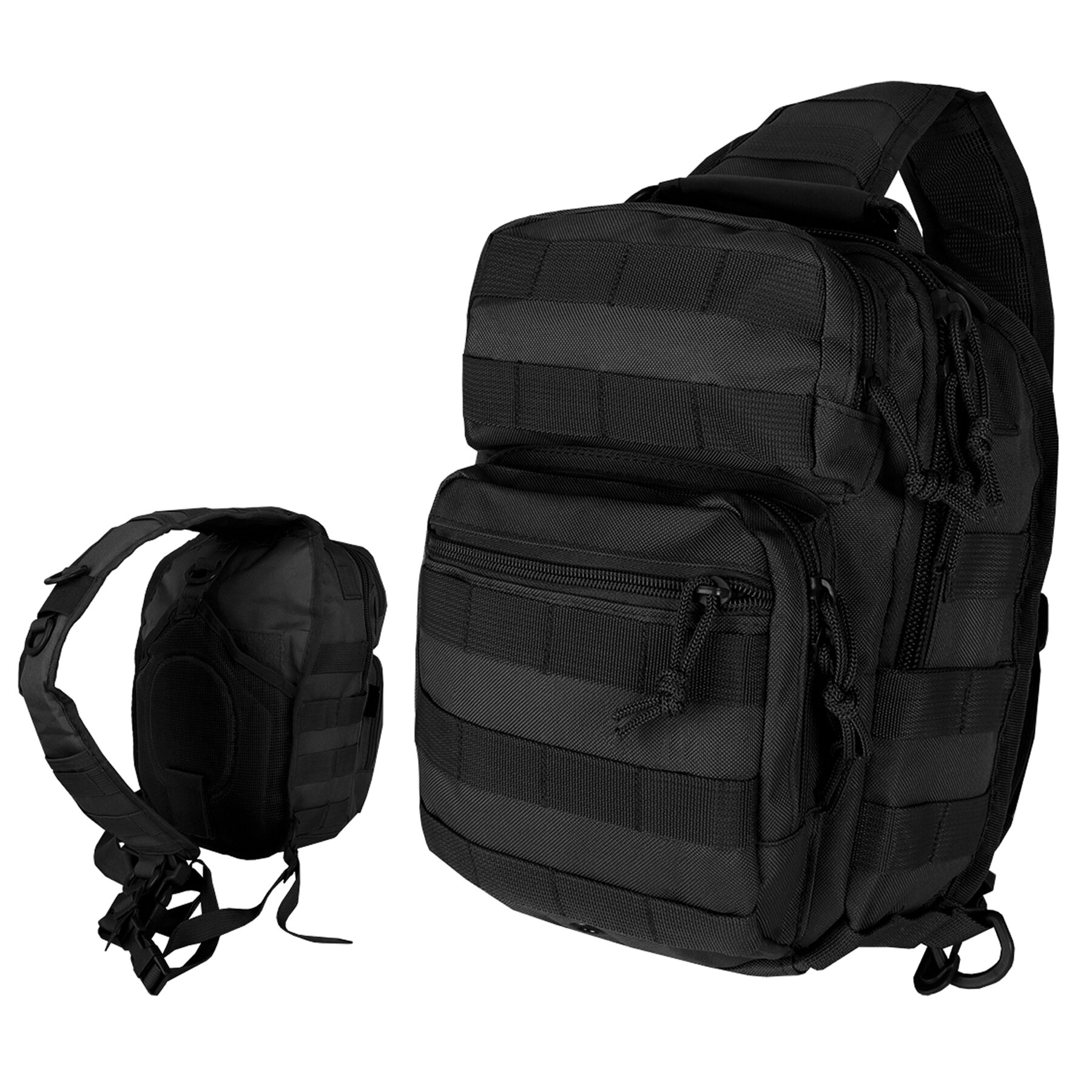 

Рюкзак однолямочный через плечо маленький ONE STRAP ASSAULT PACK SM Черный