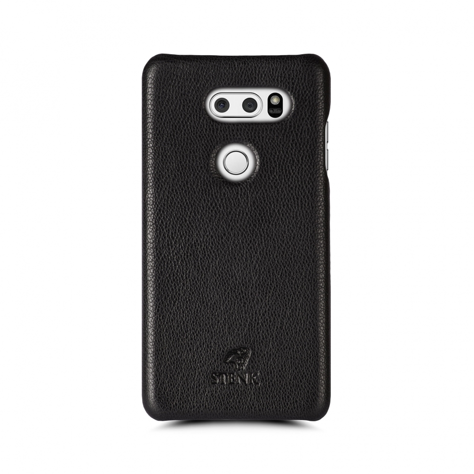 

Кожаная накладка Stenk Cover для LG V30/ V30 Plus Черный