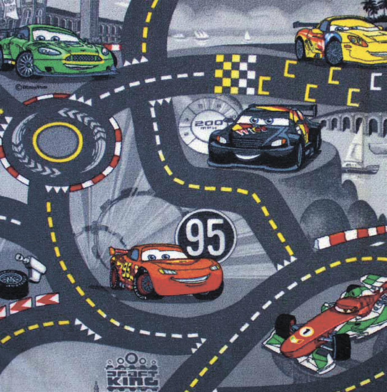 

Ковер AW Тачки World of cars 2 97 500x250 см
